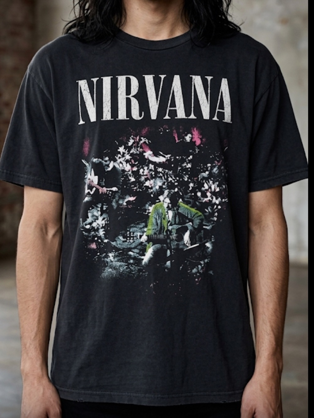 NIRVANA Unplugged Graphic Concert shirt